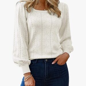 Elegant White Sweater for Women